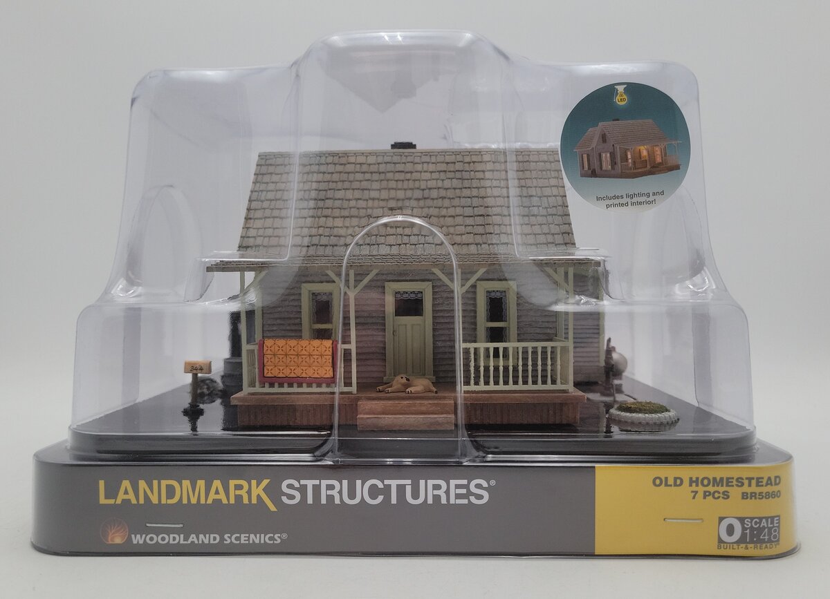 Woodland Scenics BR5860 O Built-&-Ready Old Homestead Building NIB
