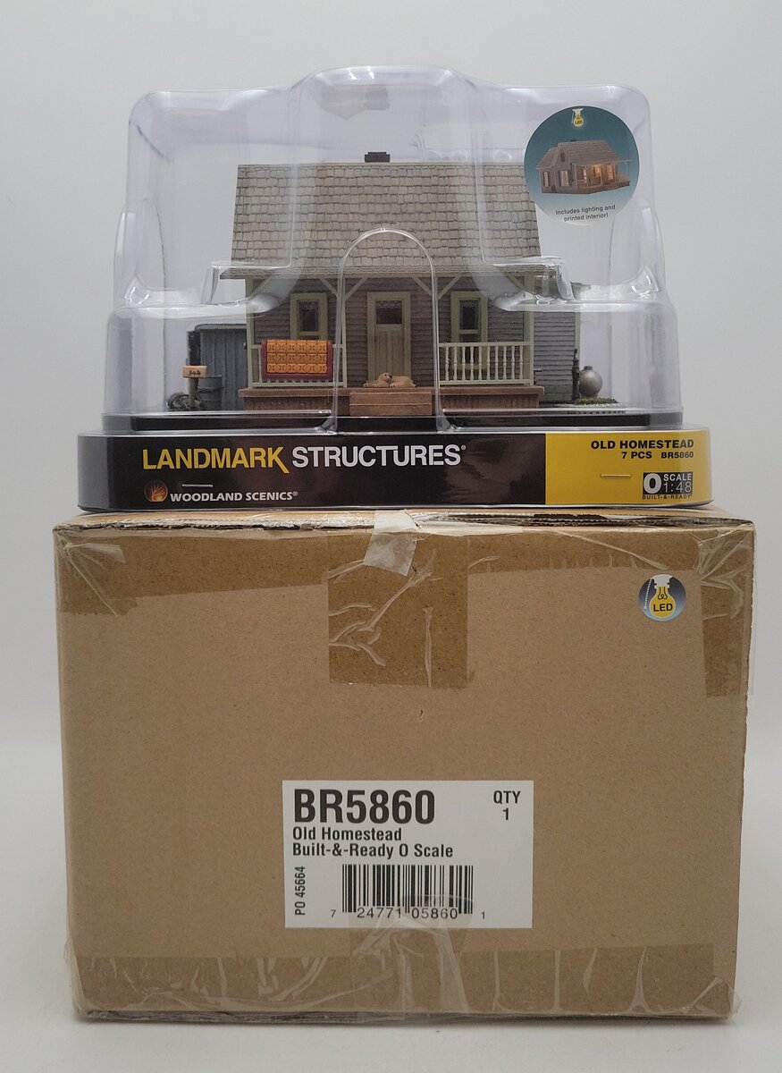 Woodland Scenics BR5860 O Built-&-Ready Old Homestead Building NIB