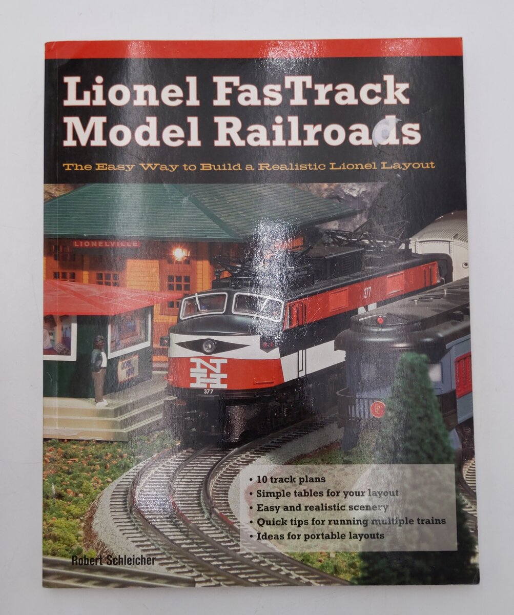 Lionel FasTrack Model Railroads Paperback Book By Robert Schleicher EX