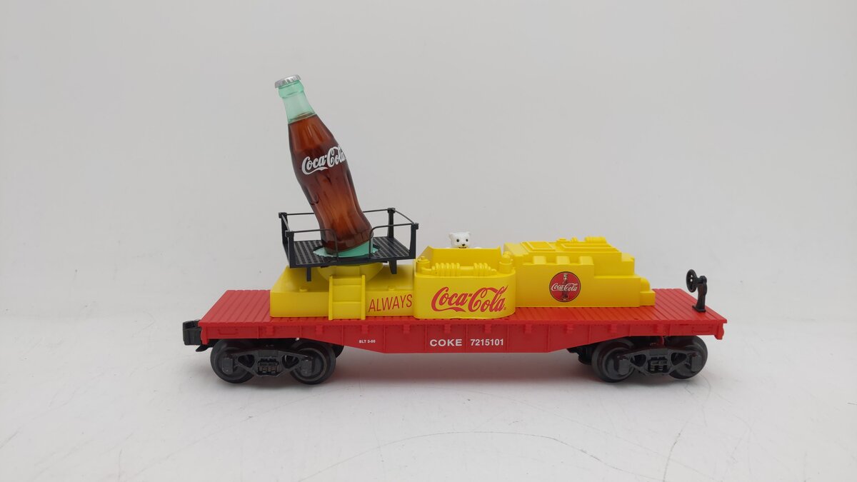 K-Line K721-5101 O Gauge Coca-Cola Operating Searchlight Car #7215101 LN/Box