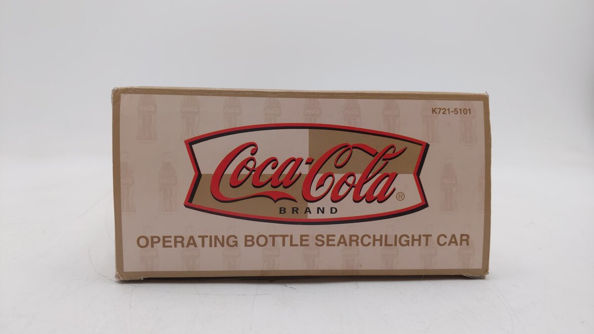 K-Line K721-5101 O Gauge Coca-Cola Operating Searchlight Car #7215101 LN/Box
