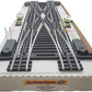 Ross 175M O Gauge Double Crossover with Dz1000 Switch Turnout EX/Box