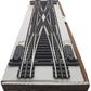 Ross 175M O Gauge Double Crossover with Dz1000 Switch Turnout EX/Box
