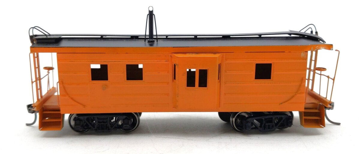 KMT BRASS HO Scale Milwaukee Road Bay Window Caboose #02175 VG
