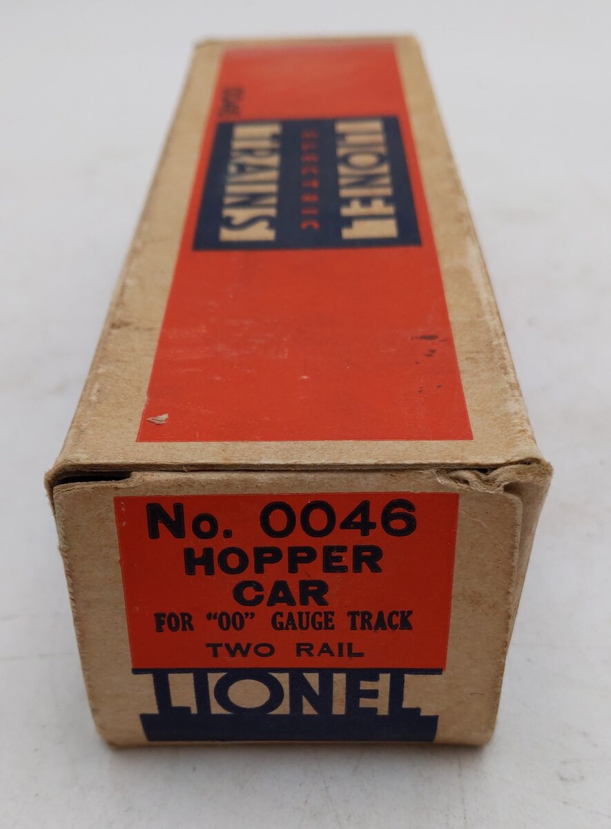 Lionel 0046 OO Vintage Prewar Southern Pacific Super Detailed Hopper Car EX/Box