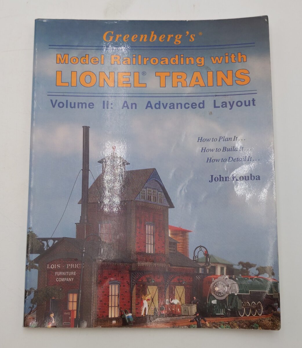 Greenberg's Model Railroading With Lionel Trains Vol.2 Paperback Book John Kouba EX