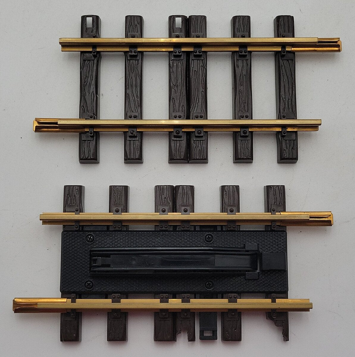 LGB G Scale Brass Assorted Straight & Curved Track [8] EX