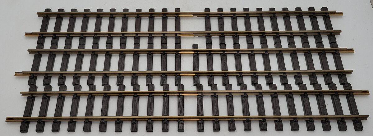 LGB G Scale Brass Assorted Straight & Curved Track [8] EX