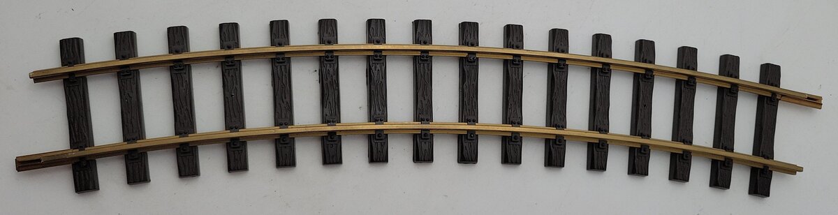 LGB G Scale Brass Assorted Straight & Curved Track [8] EX