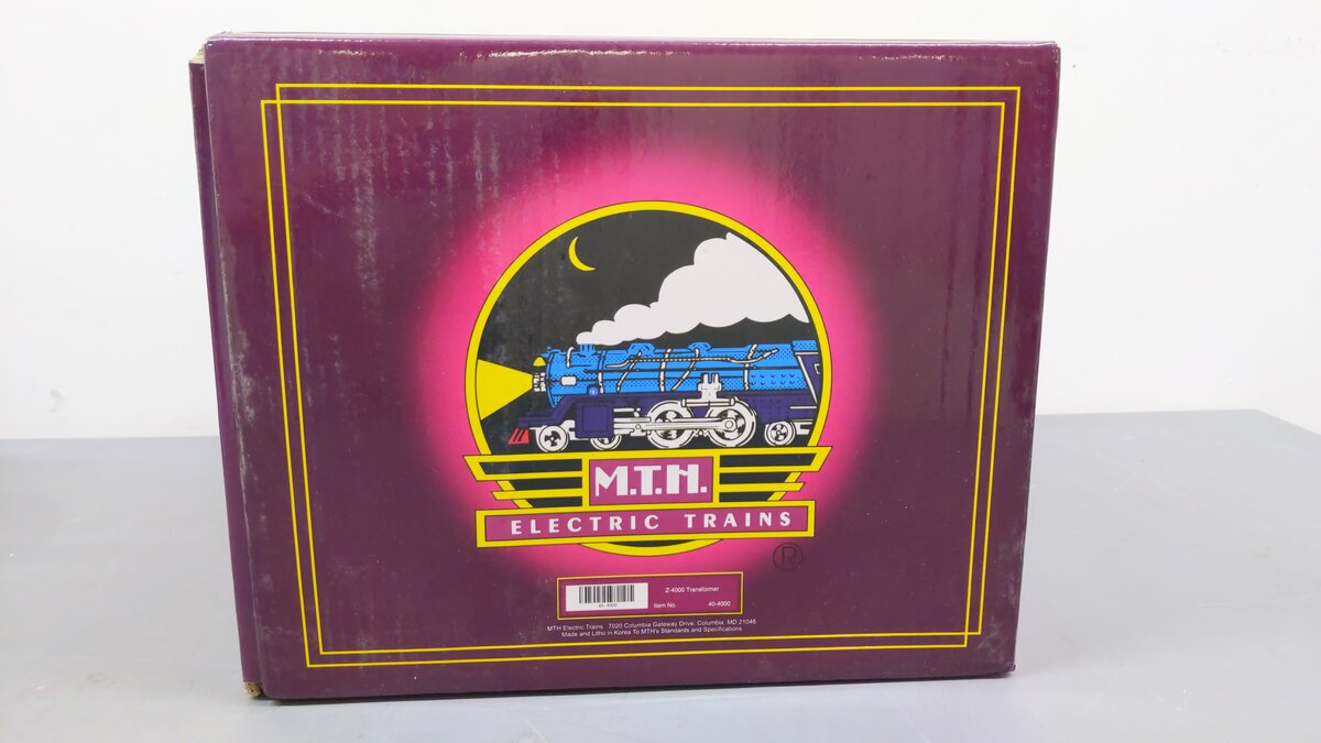 MTH 40-4000 O Z-4000 400W Dual Control Transformer EX/Box