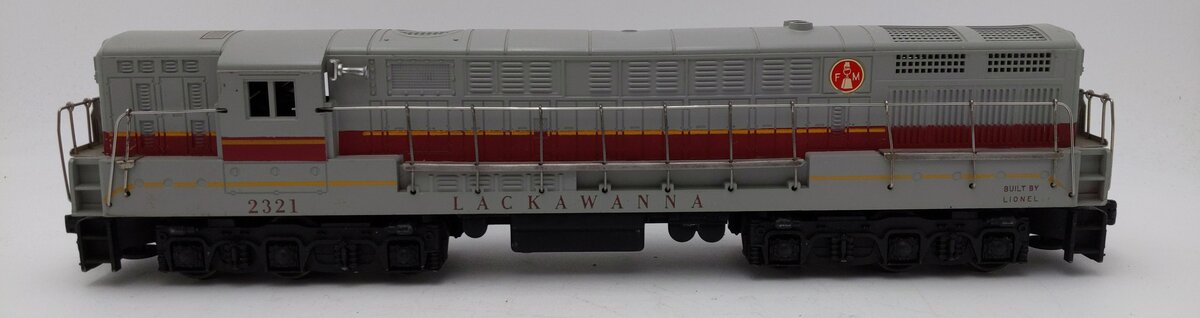 Lionel 2321 Vintage O Lackawanna FM Trainmaster Diesel (Gray Roof Version) EX