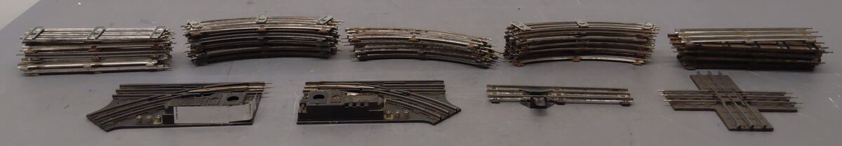 Lionel O Gauge Assorted Track-Straight, Curve, Crossing, & Switches [49]