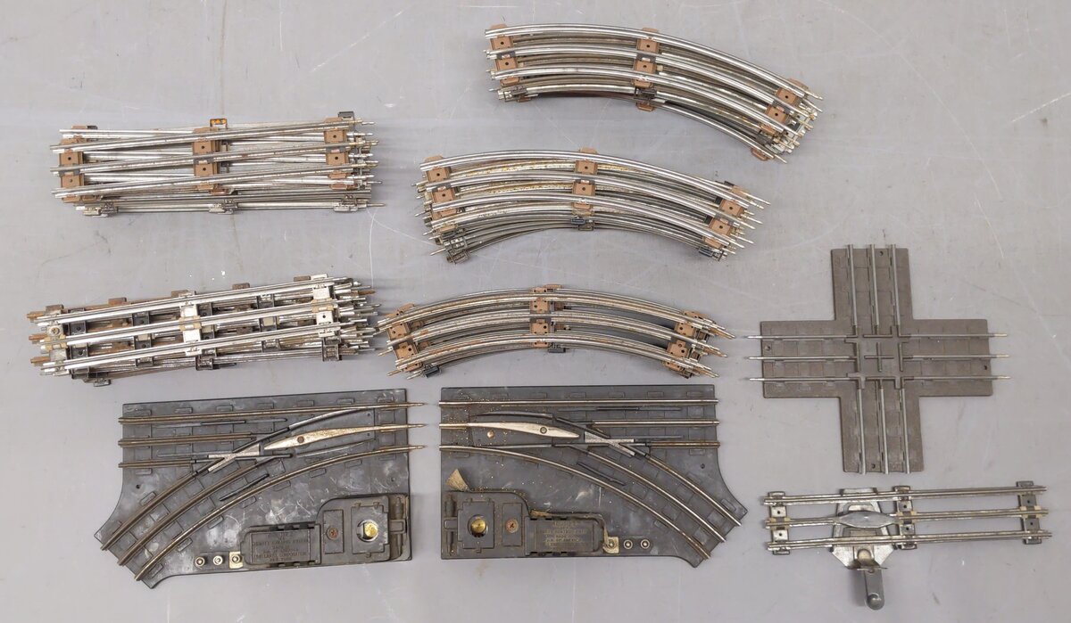 Lionel O Gauge Assorted Track-Straight, Curve, Crossing, & Switches [49]