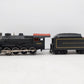 MTH 30-1245-1 PRR 2-8-0 Steam Loco & Tender w/PS2 #7609 EX