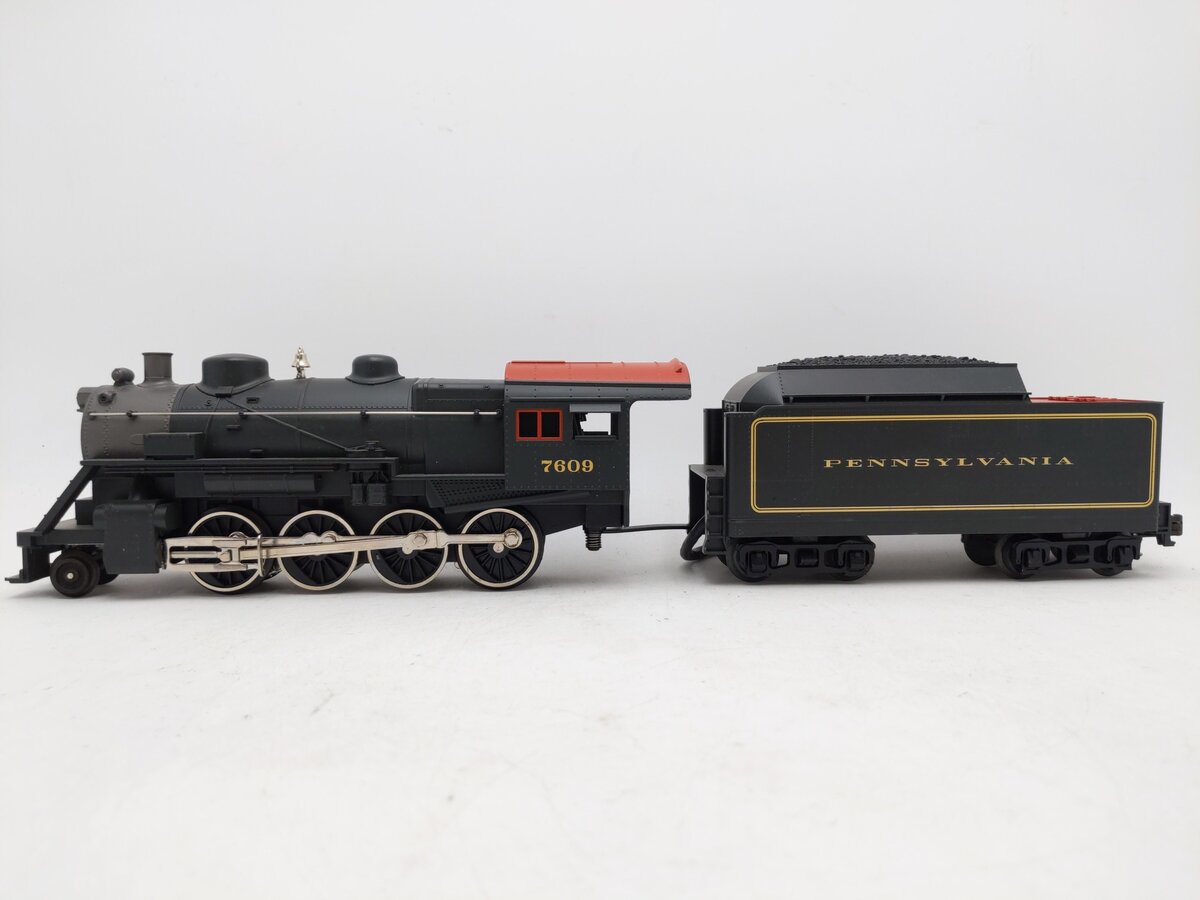 MTH 30-1245-1 PRR 2-8-0 Steam Loco & Tender w/PS2 #7609 EX