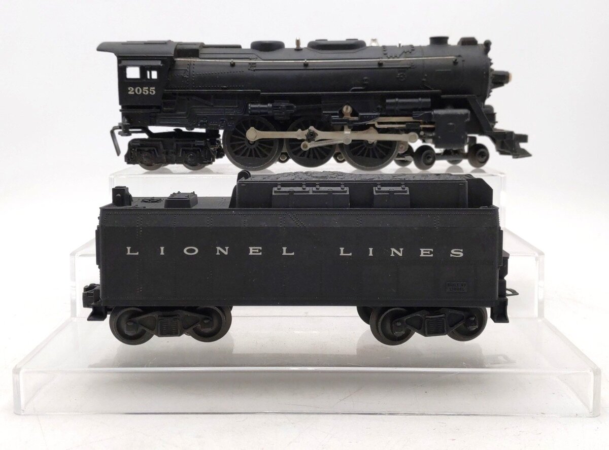 Lionel 2055 Vintage O 4-6-4 Hudson Steam Locomotive with 6026W Tender EX/Box