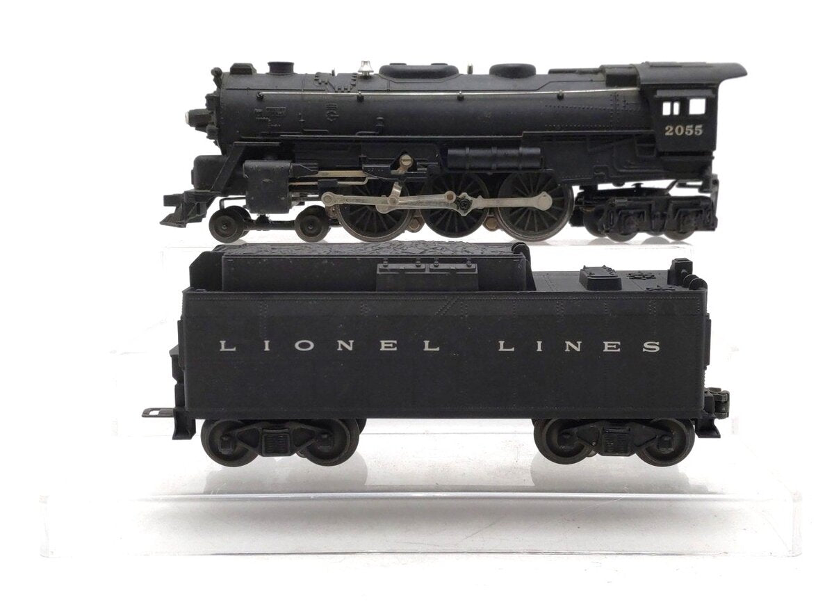 Lionel 2055 Vintage O 4-6-4 Hudson Steam Locomotive with 6026W Tender EX/Box