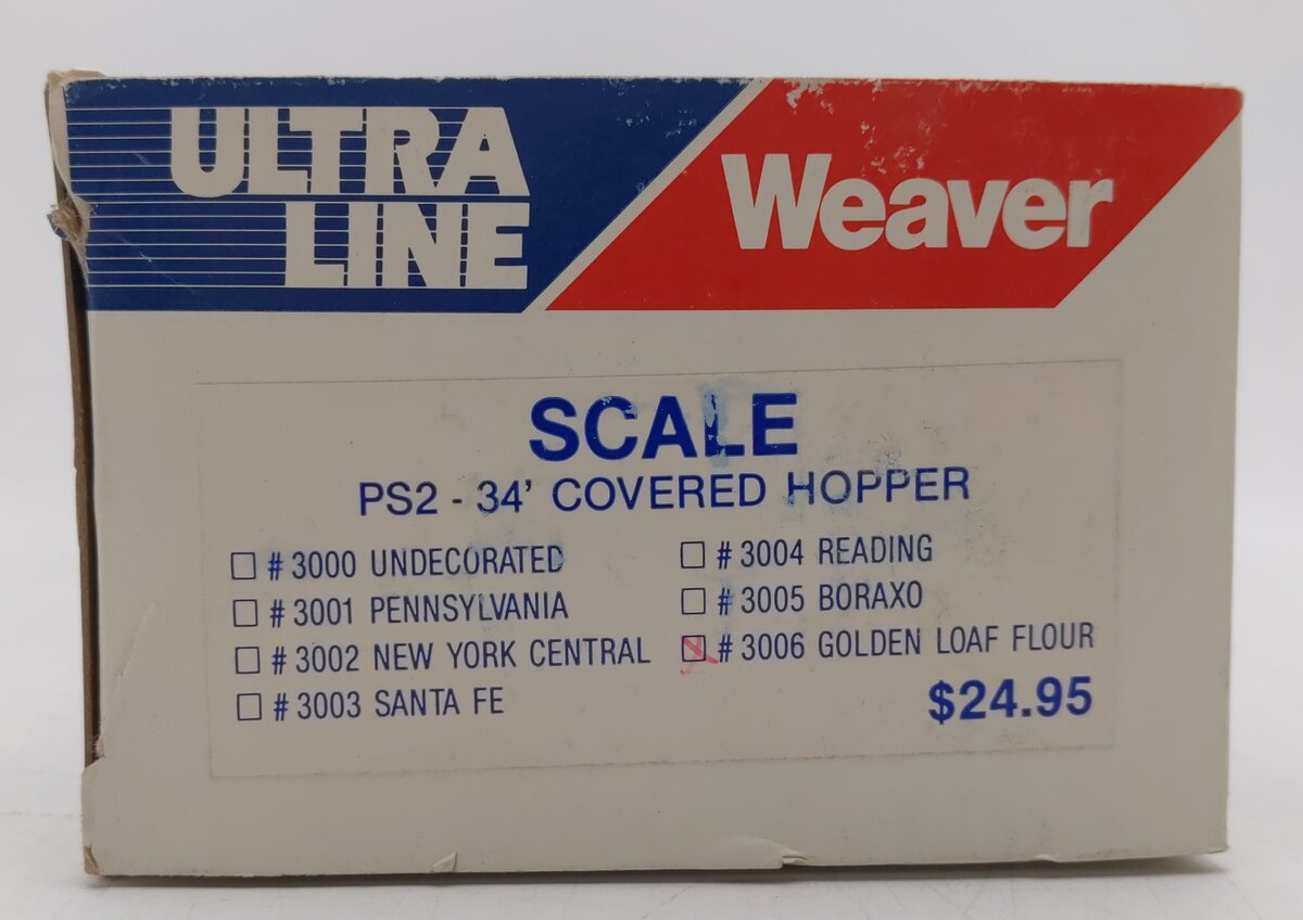 Weaver 3031 Gold Loaf Flour Covered Hopper #44325 LN/Box