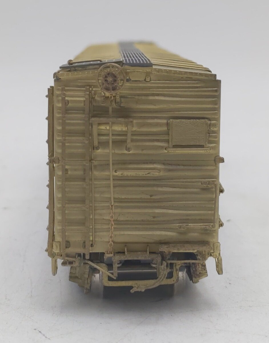 The P Company HO BRASS PRR X42 Mail Storage Car - Unpainted EX