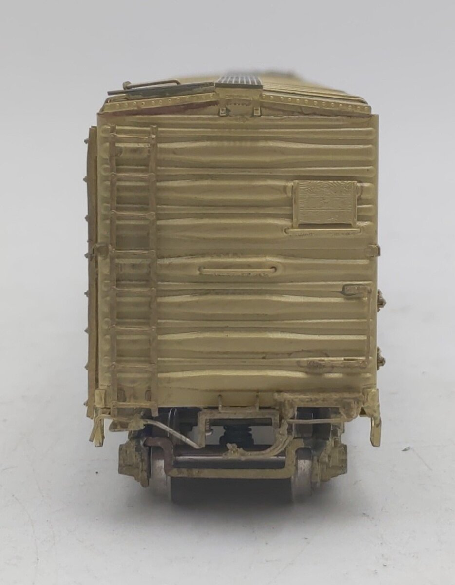 The P Company HO BRASS PRR X42 Mail Storage Car - Unpainted EX
