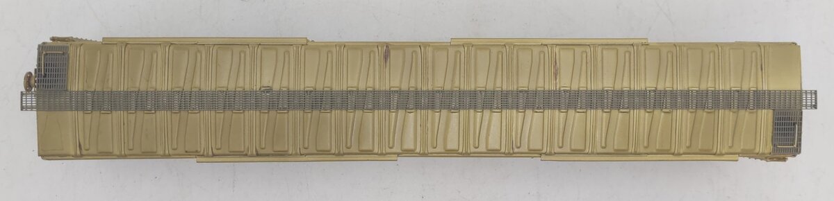 The P Company HO BRASS PRR X42 Mail Storage Car - Unpainted EX
