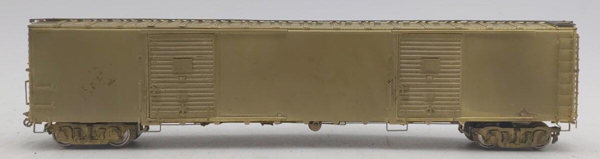 The P Company HO BRASS PRR X42 Mail Storage Car - Unpainted EX
