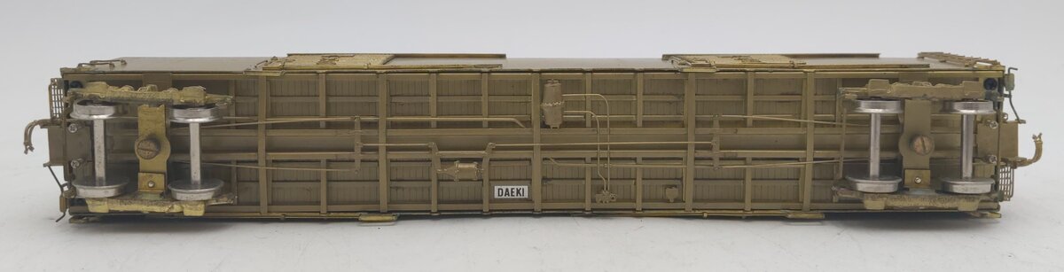 The P Company HO BRASS PRR X42 Mail Storage Car - Unpainted EX