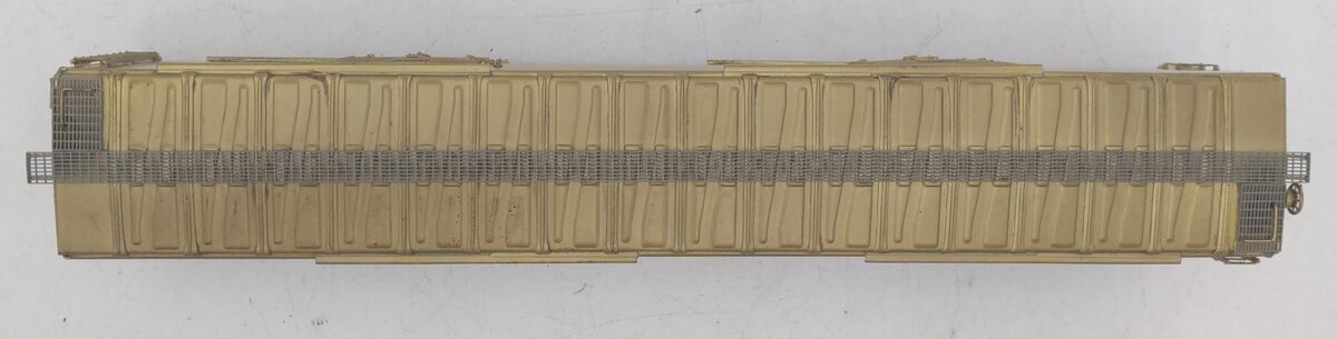 The P Company HO BRASS PRR X42 Mail Storage Car - Unpainted EX
