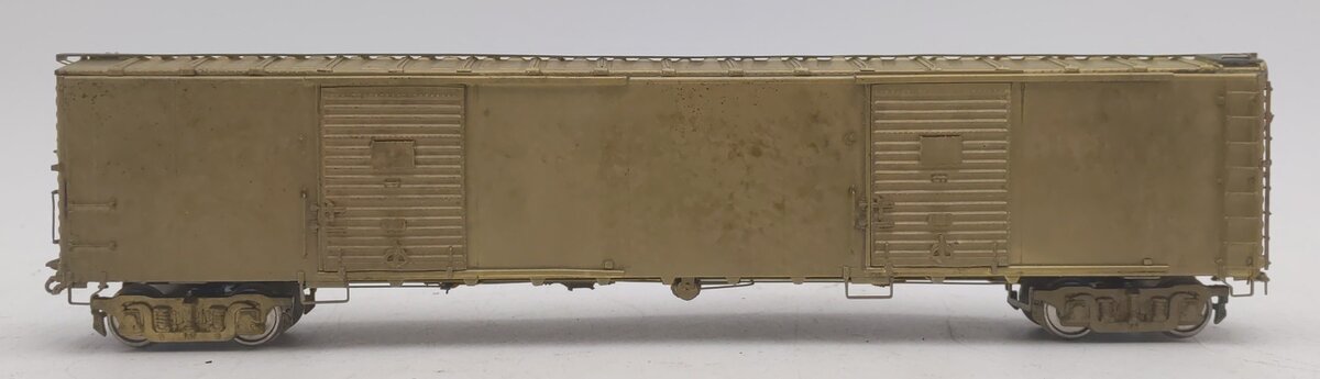 The P Company HO BRASS PRR X42 Mail Storage Car - Unpainted EX