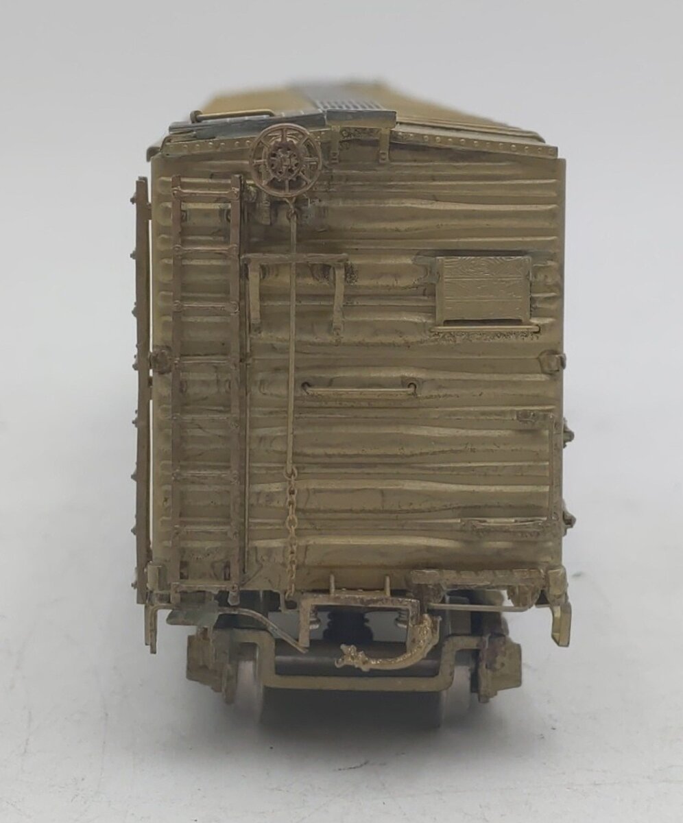The P Company HO BRASS PRR X42 Mail Storage Car - Unpainted EX