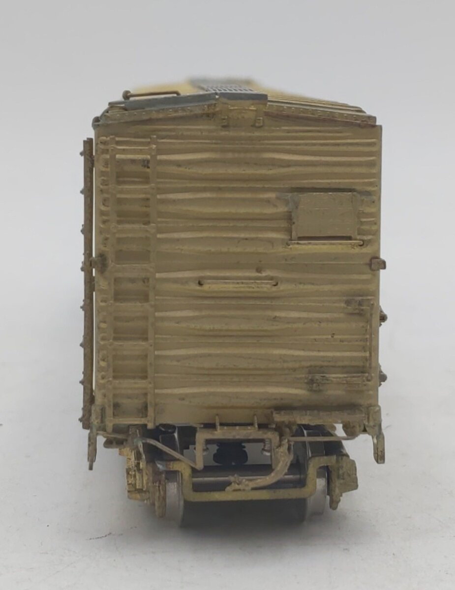 The P Company HO BRASS PRR X42 Mail Storage Car - Unpainted EX