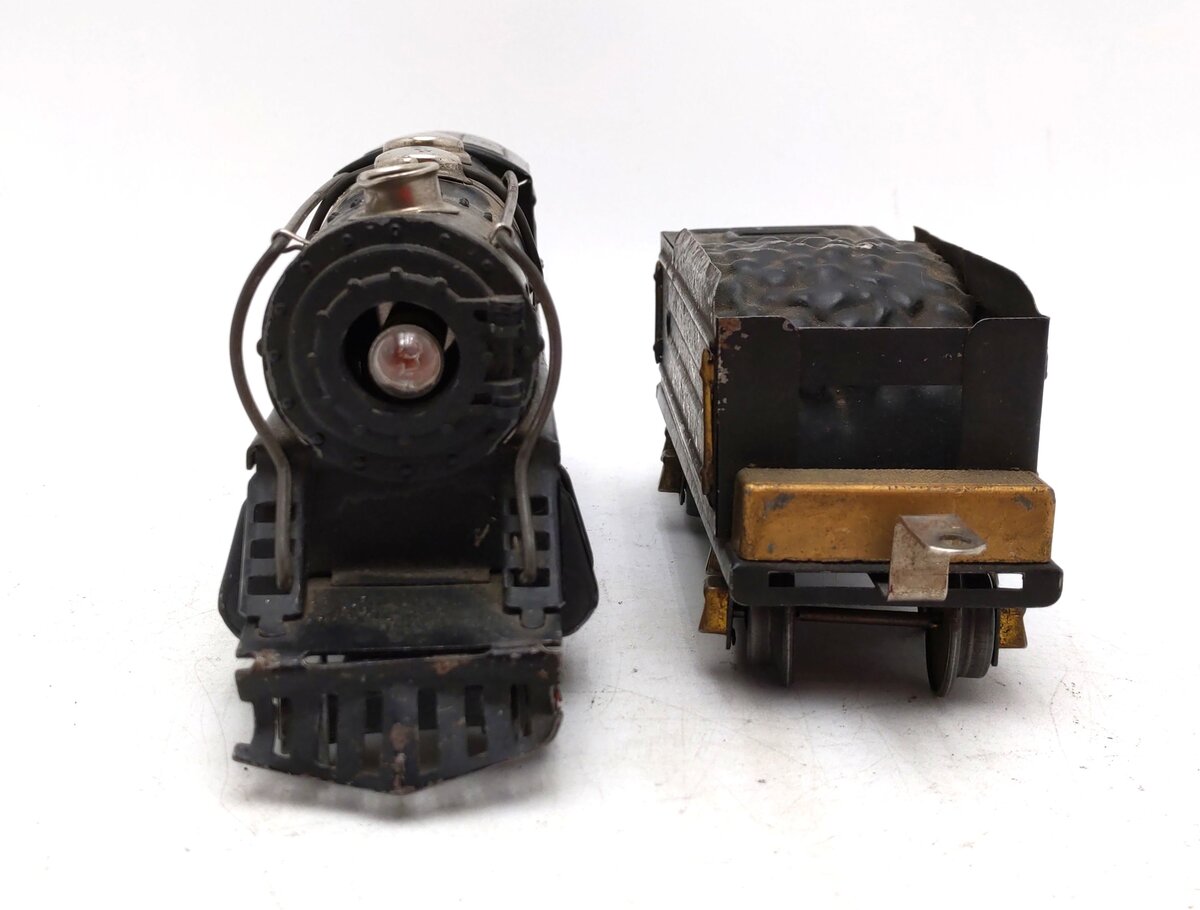 American Flyer Vintage O Prewar 2-4-4 Steam Locomotive with Tender VG