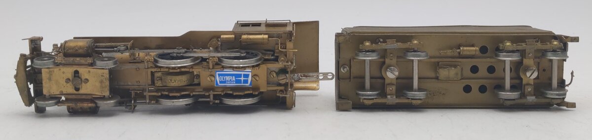 Olympia GN-117 Gem Models HO BRASS Pennsylvania RR D-16 SB 4-4-0 Steam Loco VG
