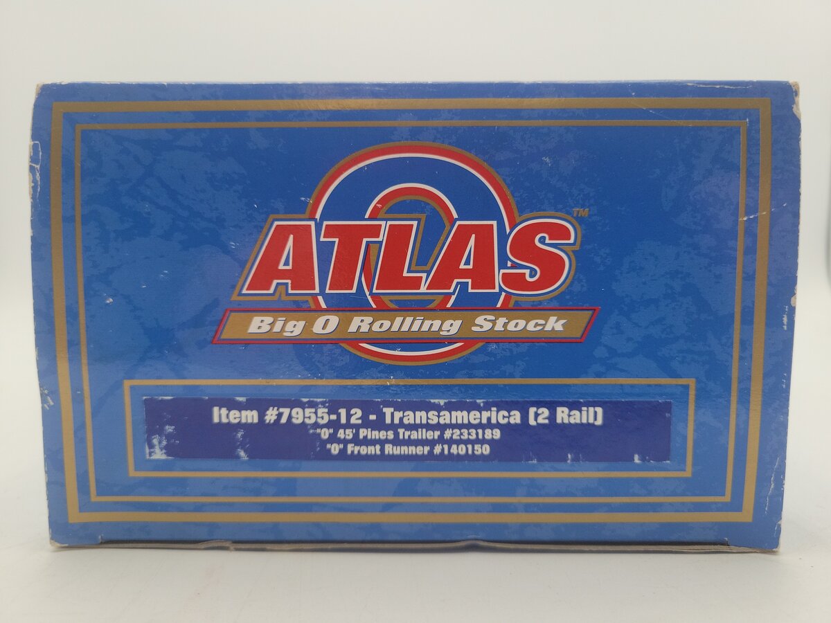 Atlas 7955-12 O Scale TTUX Front Runner (2 Rail) EX/Box