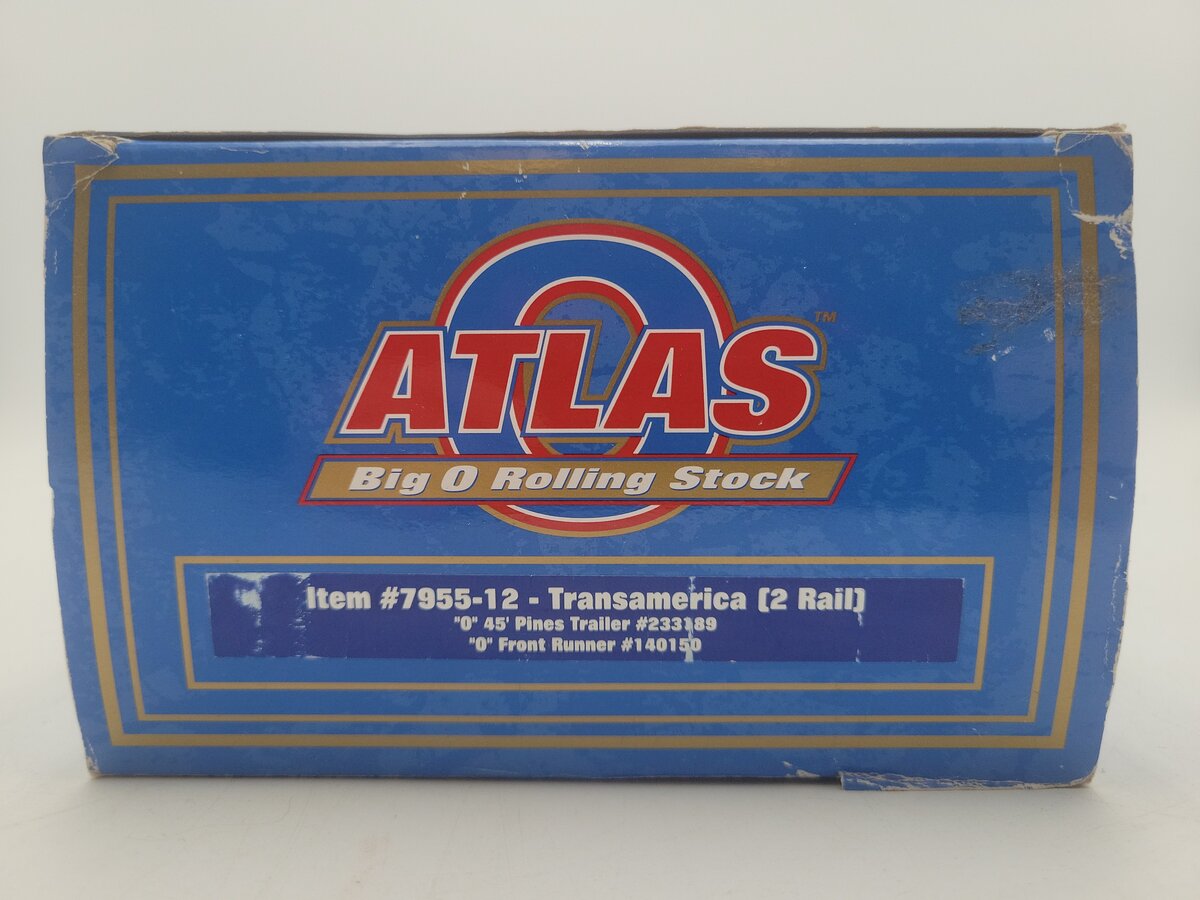 Atlas 7955-12 O Scale TTUX Front Runner (2 Rail) EX/Box