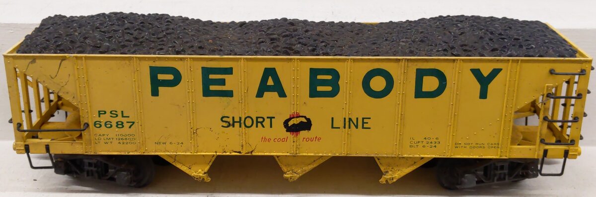 Bachmann G scale 6687 Peabody 3-Bay Hopper