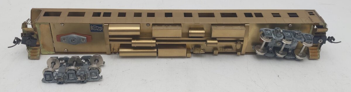 Nickel Plate Products HO Brass PRR Business Observation Car - unpainted VG