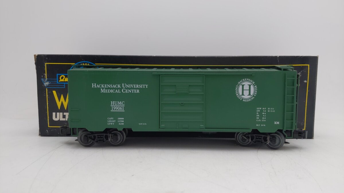 Weaver 199061 O Gauge Hackensack University PS-1 Boxcar #199061 (3-Rail) NIB