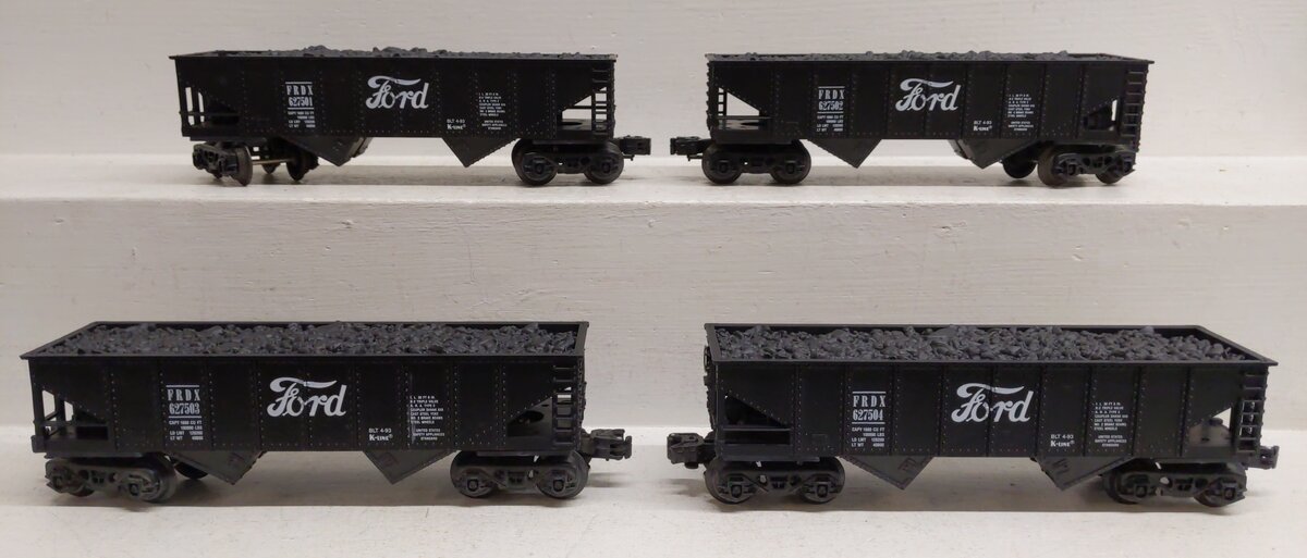K-Line  K-6275A O Ford Freight Cars (Pack of 4) EX/Box