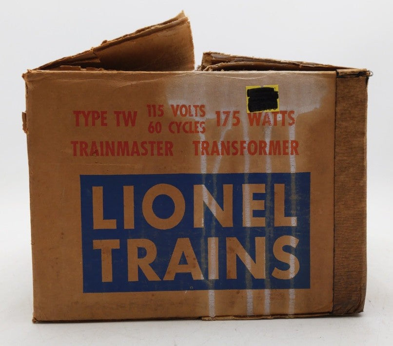 Lionel TW Vintage 175 Watt O Gauge Toy Trainmaster Transformer VG/Box