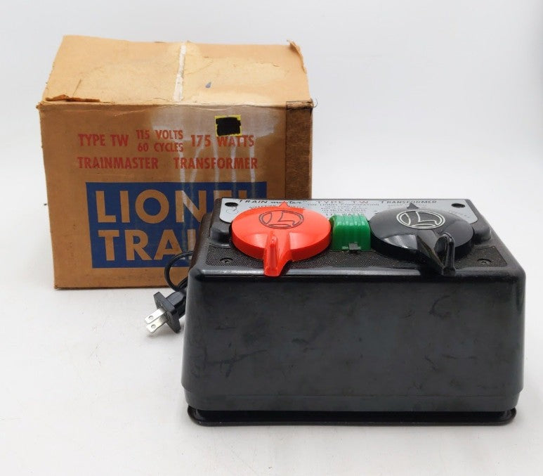 Lionel TW Vintage 175 Watt O Gauge Toy Trainmaster Transformer VG/Box