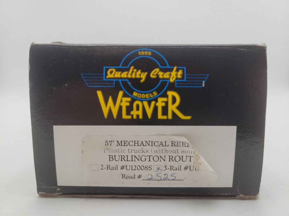 Weaver 2525 O Gauge Burlington Route Reefer EX/Box