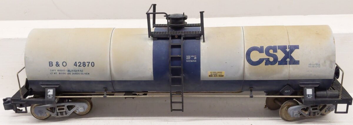 LGB 42870 G Scale CSX Tank Car