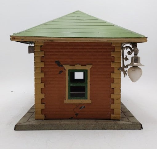 Lionel 124 Vintage Standard Gauge Lionel City Tinplate Station w/ Lights VG