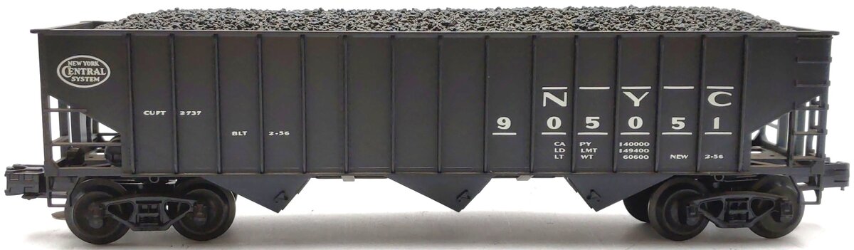 Weaver 4030 New York Central 3 Bay Hopper Hi-Rail #905051 EX/Box