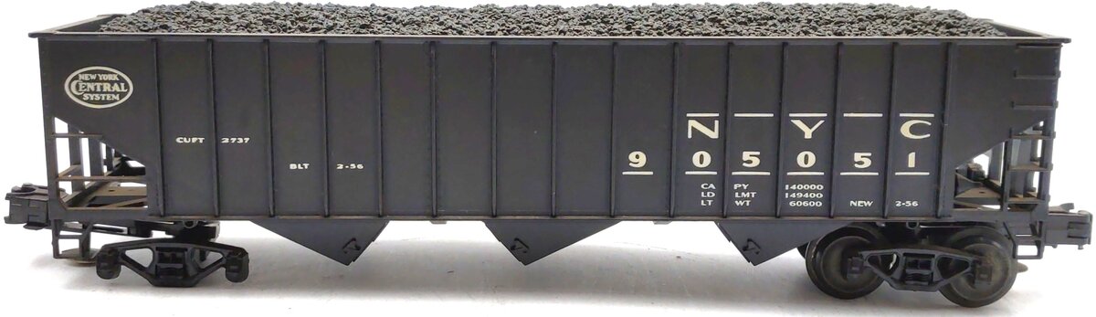 Weaver 4030 New York Central 3 Bay Hopper Hi-Rail #905051 VG/Box