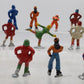 Vintage Lead Ice Skating Figures [11] VG