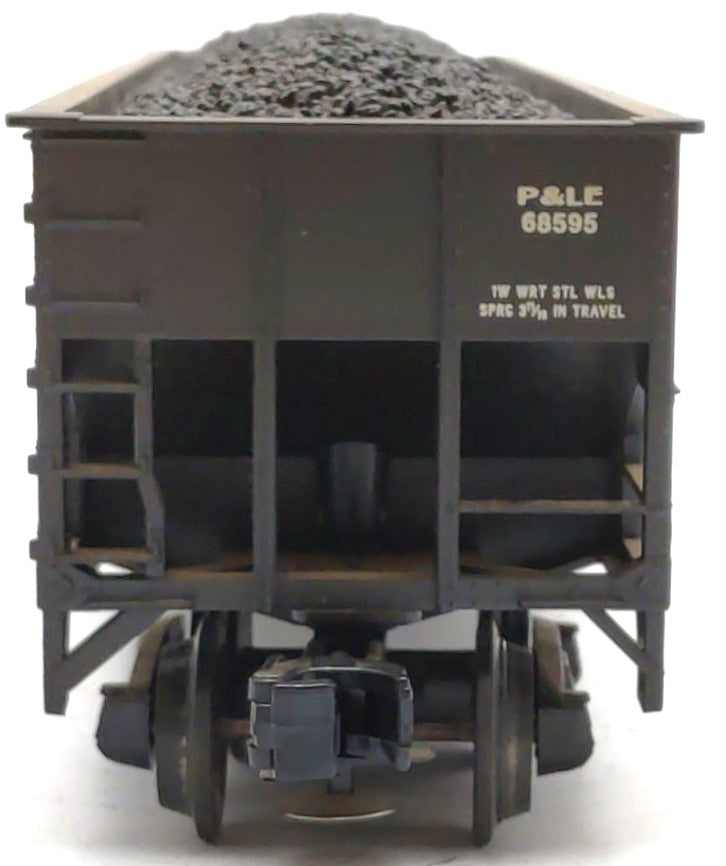 Weaver 4032 O scale P&LE Hi Rail 3 Bay Coal Car #68595 VG/Box