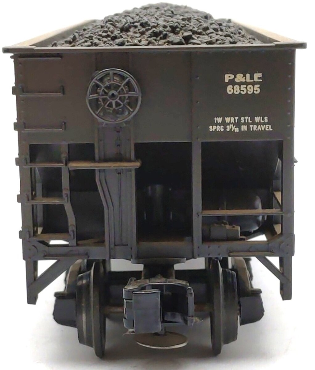 Weaver 4032 O scale P&LE Hi Rail 3 Bay Coal Car #68595 VG/Box