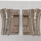 Lionel 112 Vintage LH & RH Super O Remote Control Switches (Pair of 2) VG